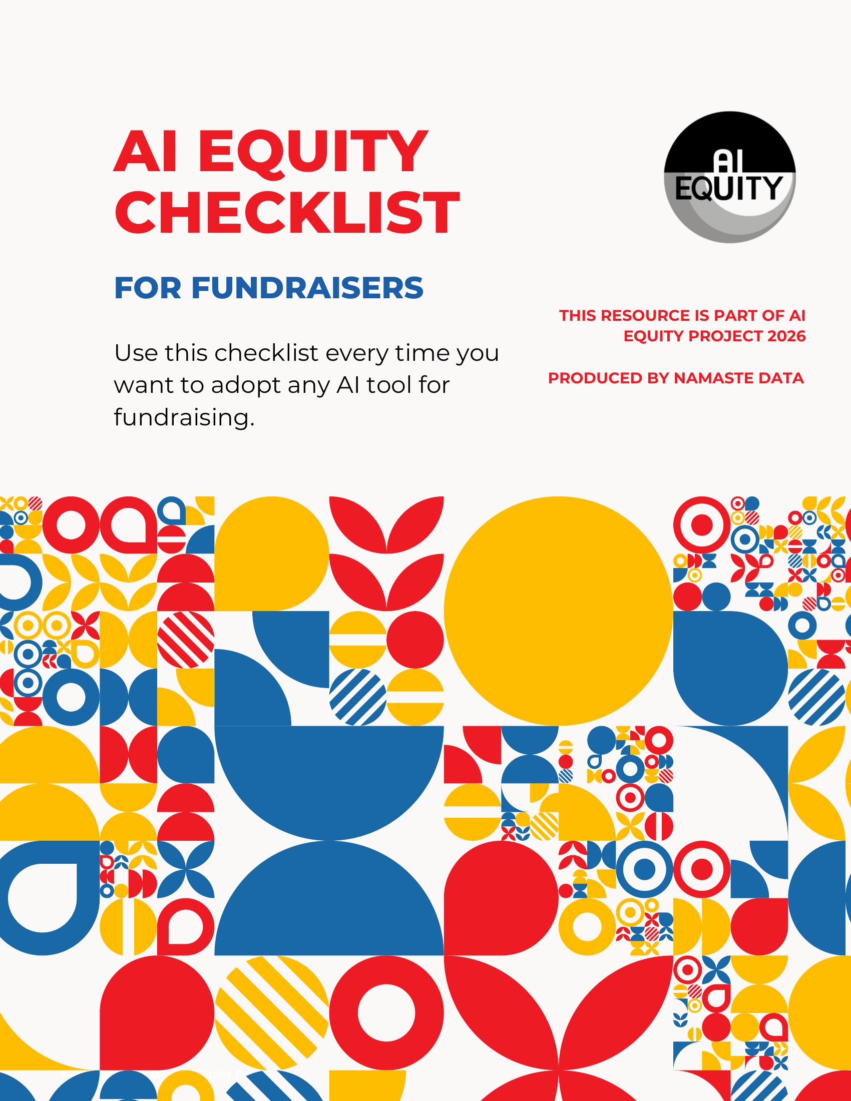 AI Equity Checklist for Fundraisers