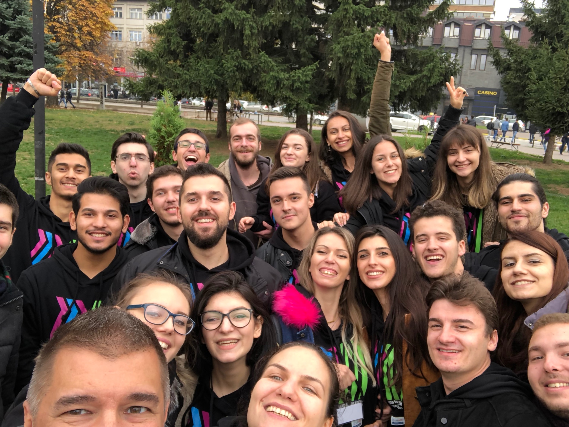 LEAD Macedonia participants - young civic leaders collaborating