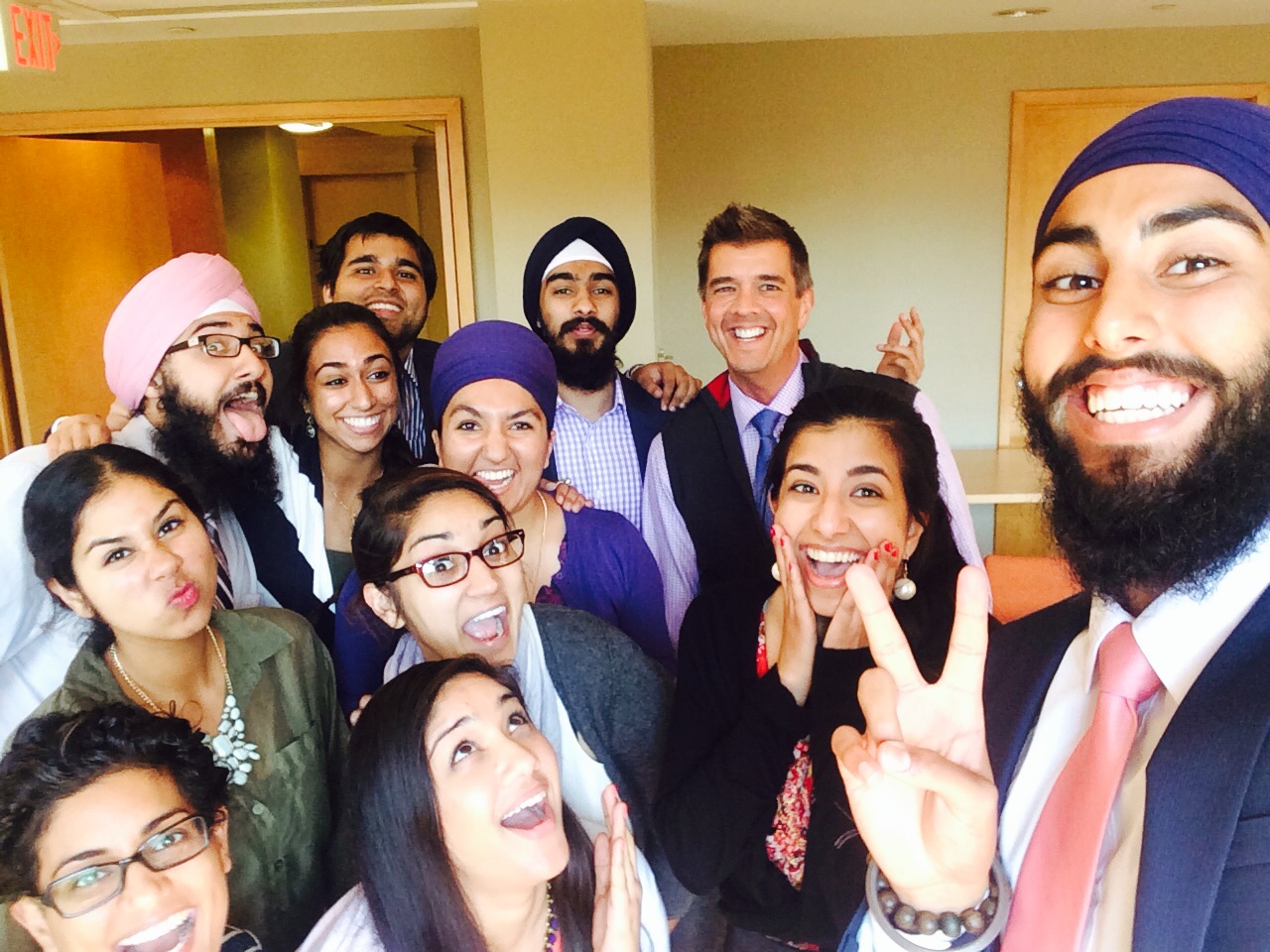 SikhLEAD participants - Sikh-American student leaders